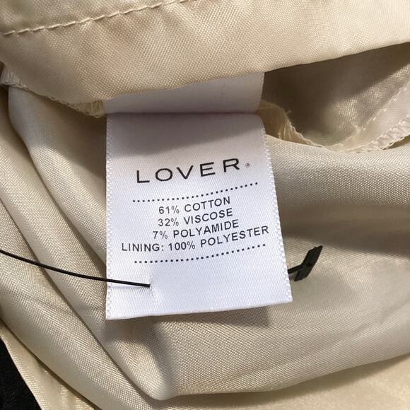 Lover The Label Black French Lace Sweetheart Midi Shift Dress 6 NWT - Picture 10 of 12